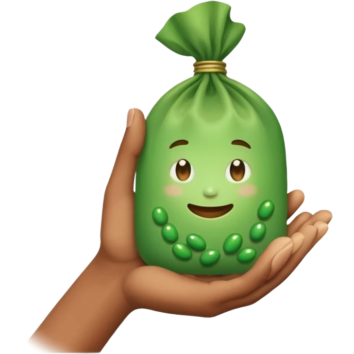bag of magical beans emoji