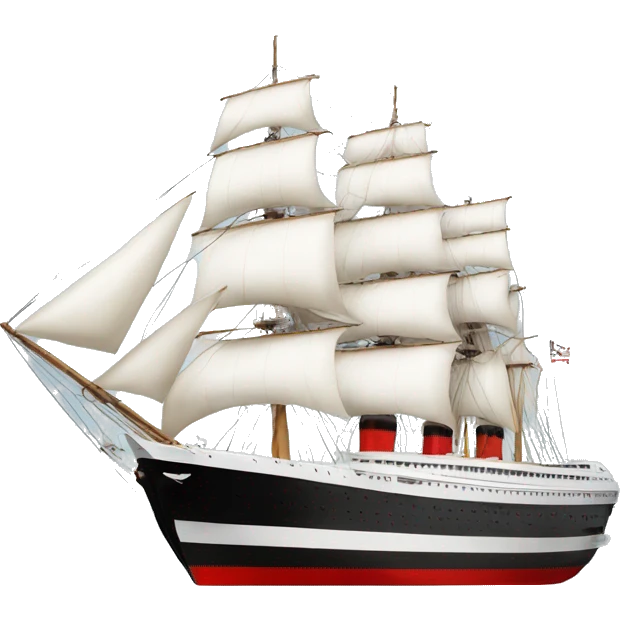 Olympic ship white star line emoji