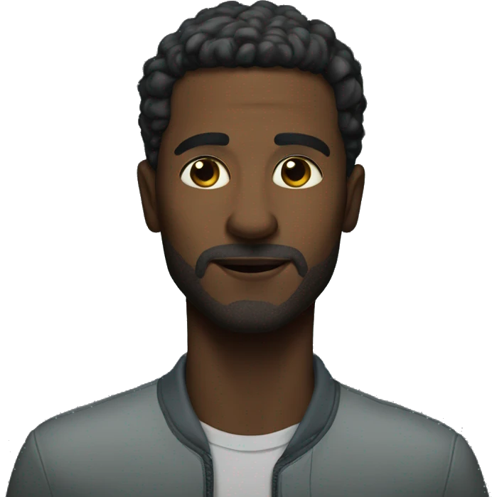 nighttime portrait of a man emoji