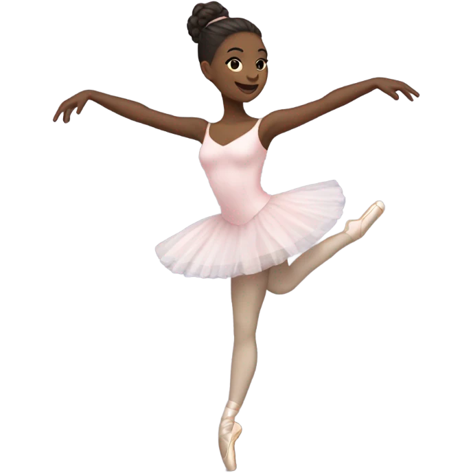 Ballet dancer in thigh highs emoji