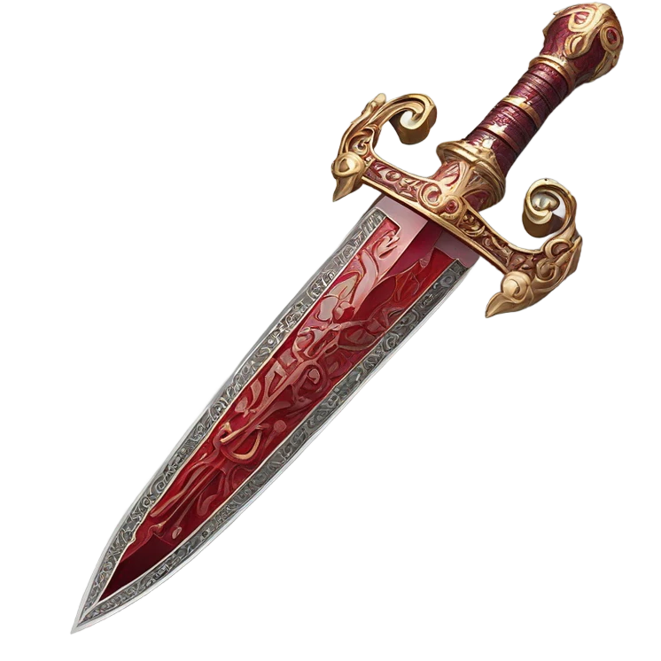 Magic Ruby sword emoji