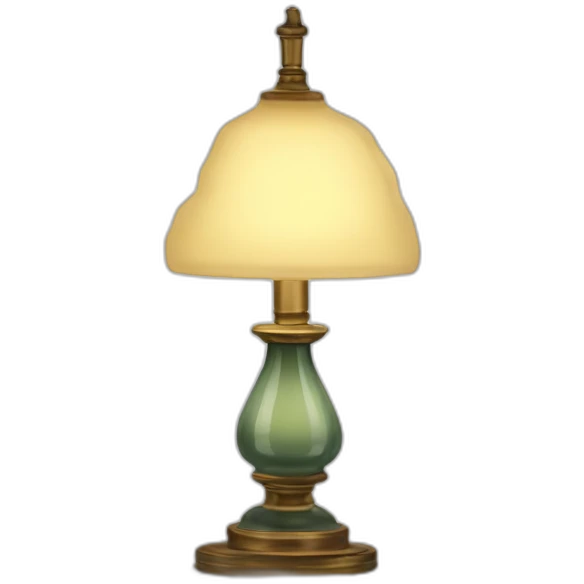 Karl radke glass lamp emoji