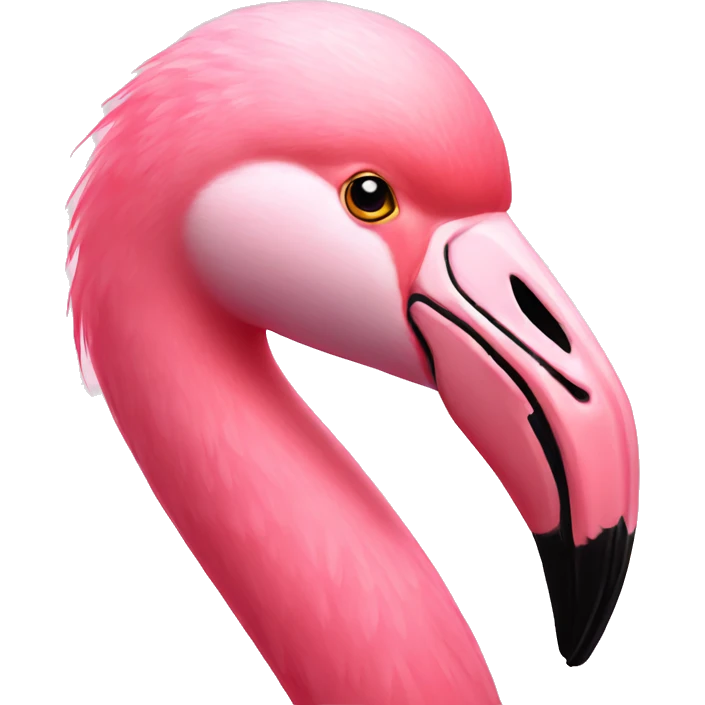 Flamingo pink emoji