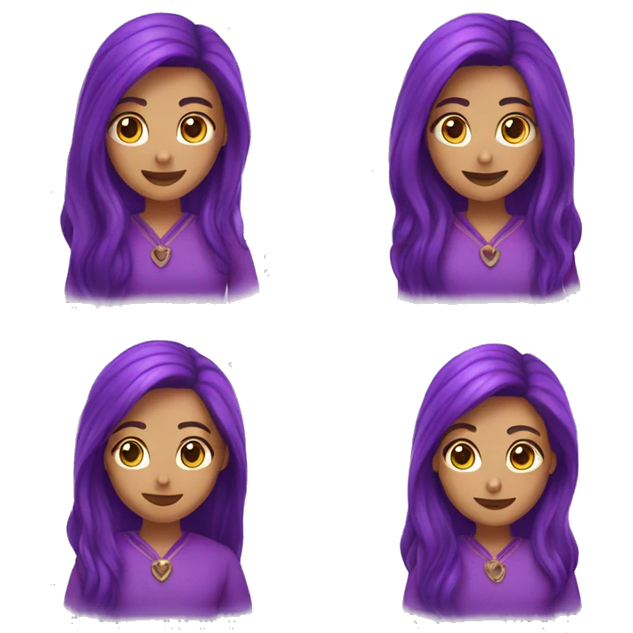 Corazón morado emoji