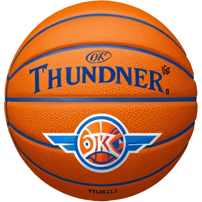 NBA OKC Thunder emoji