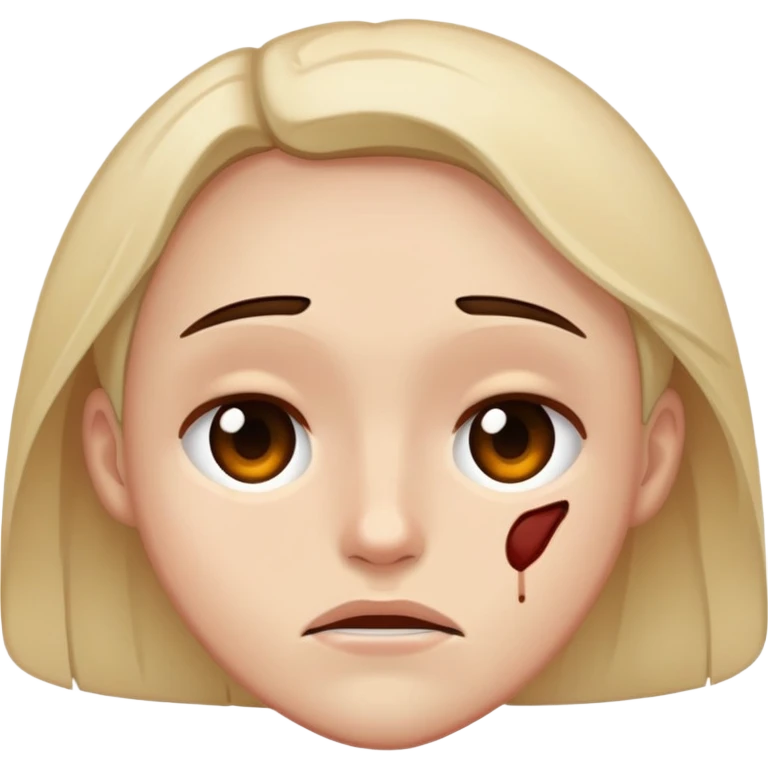 Face on the floor emoji