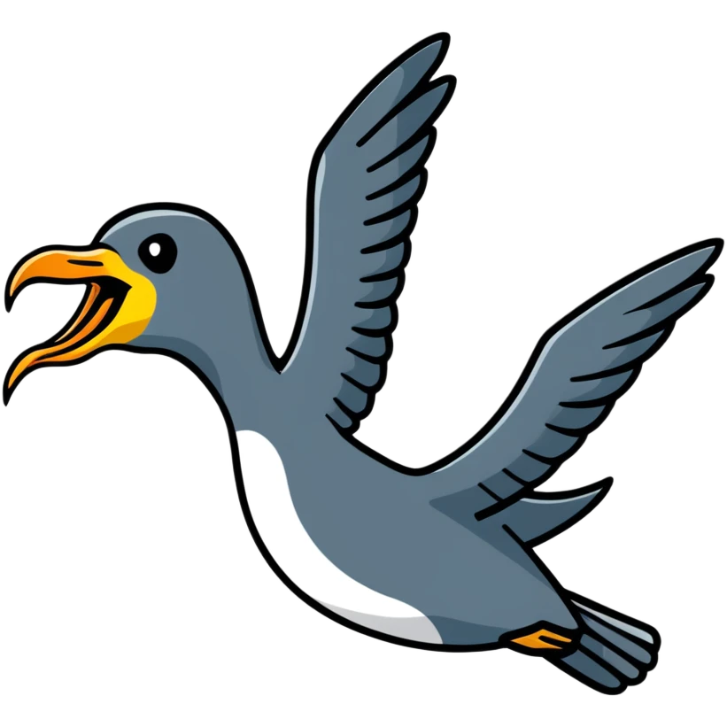 Liver bird, mythical bird symbol of Liverpool, cormorant-like bird with outstretched wings emoji