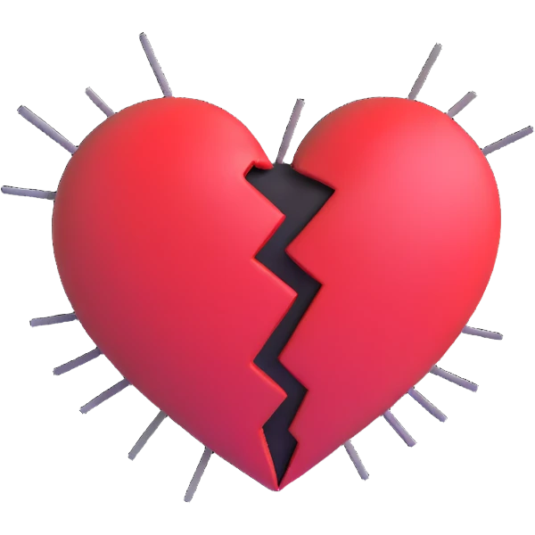 broken heart emoji