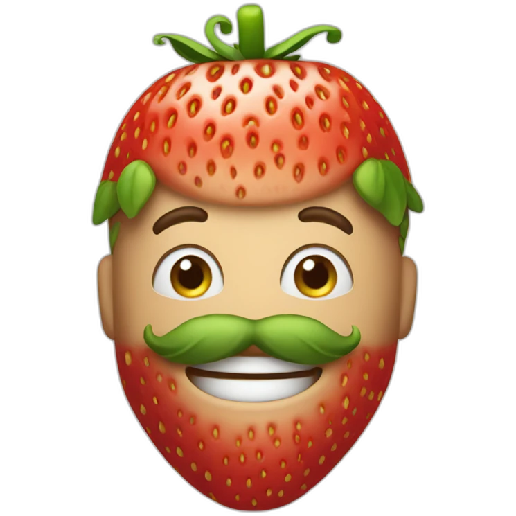 strawberry man emoji