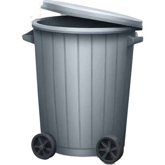 rubbish bin emoji