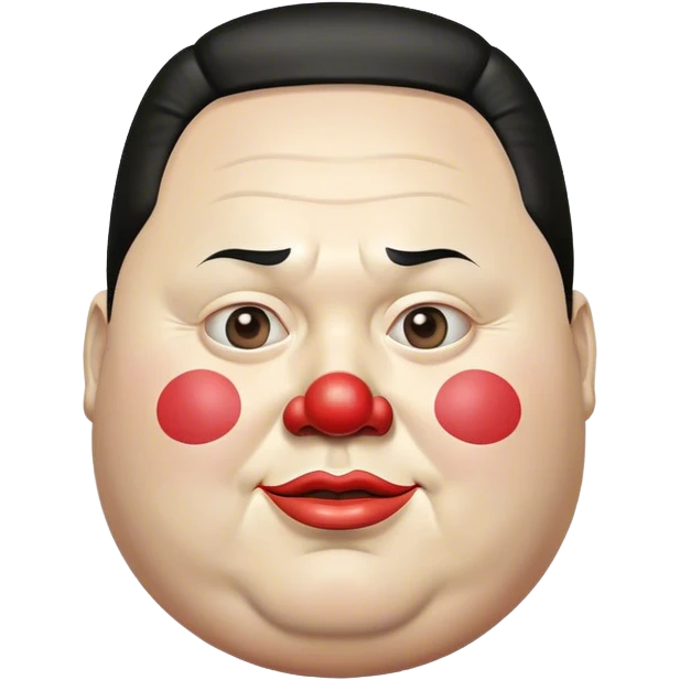 Fat Kim jong-un clown!!! emoji