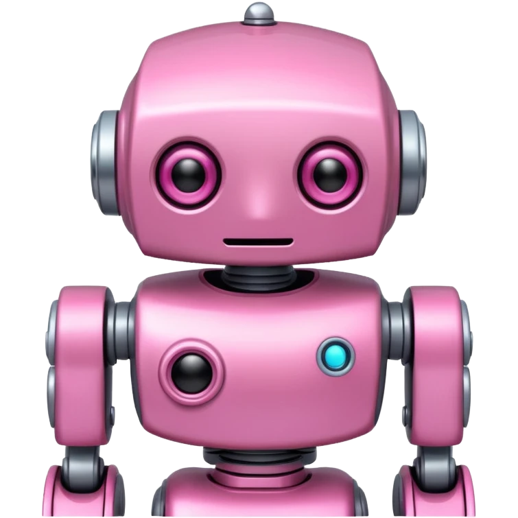pink robot with only 1 eye emoji