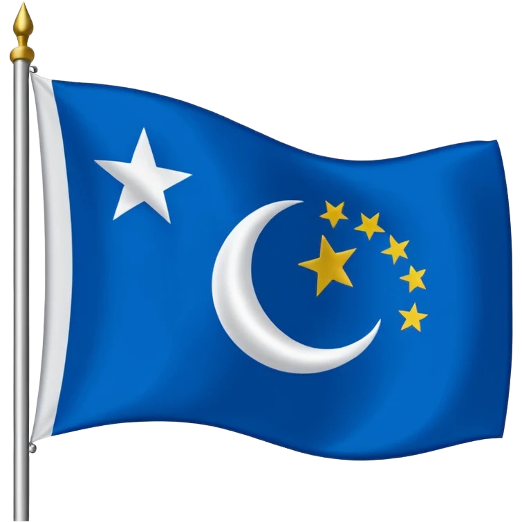 The flag of Awdal state in somaliland emoji