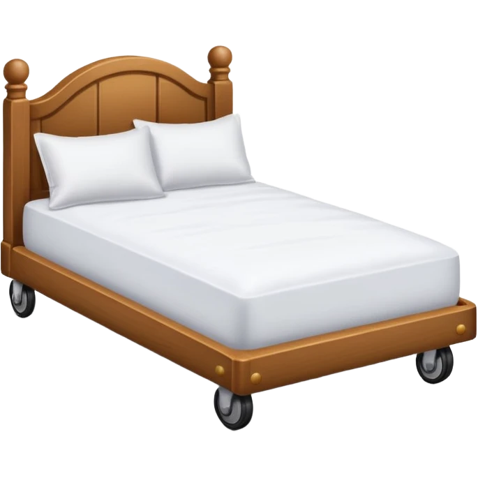 bed with wheels emoji