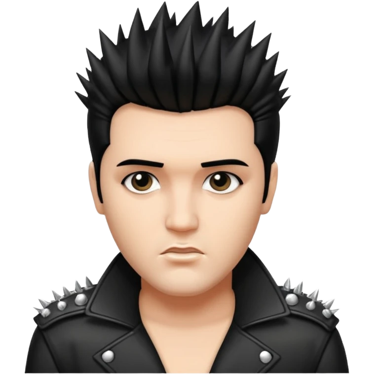 элвис пресли с панк причёской ирокезом emoji