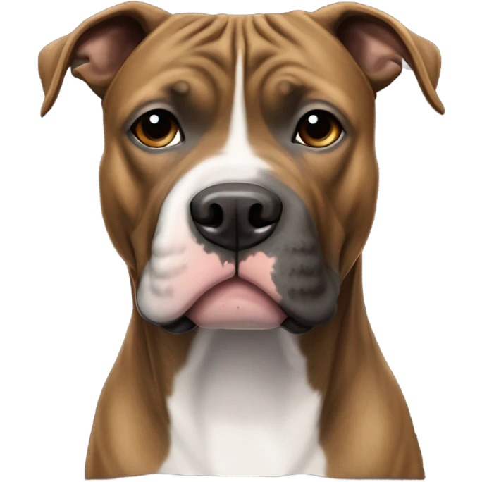 Brindle am-staff terrier  emoji