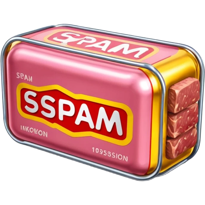 Jeff Koons style spam meat abstract art sculpture  emoji