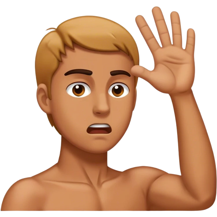 person getting slapped emoji