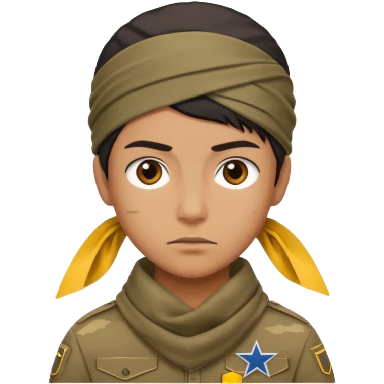 uniformed with bandanna emoji
