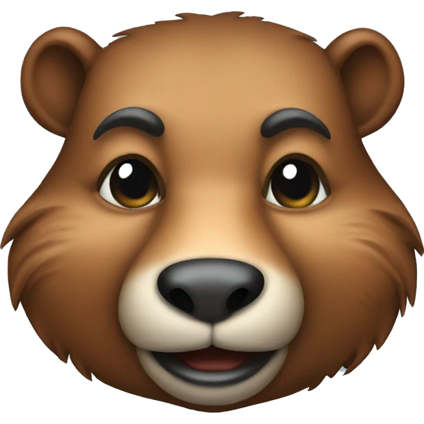 A cool beaver  emoji