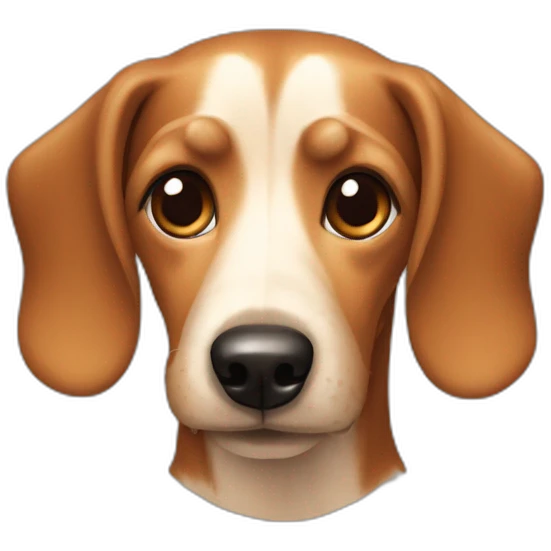 Chien teckel emoji