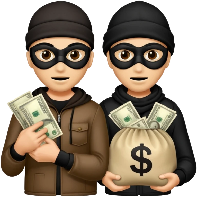 two robbers emoji