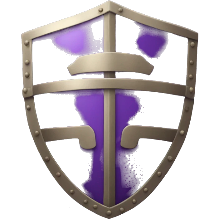 gladiator shield purple emoji