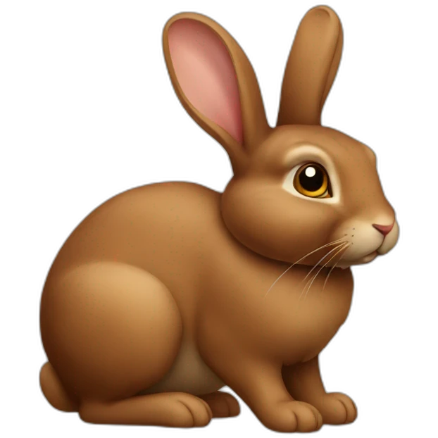 brown rabbit emoji