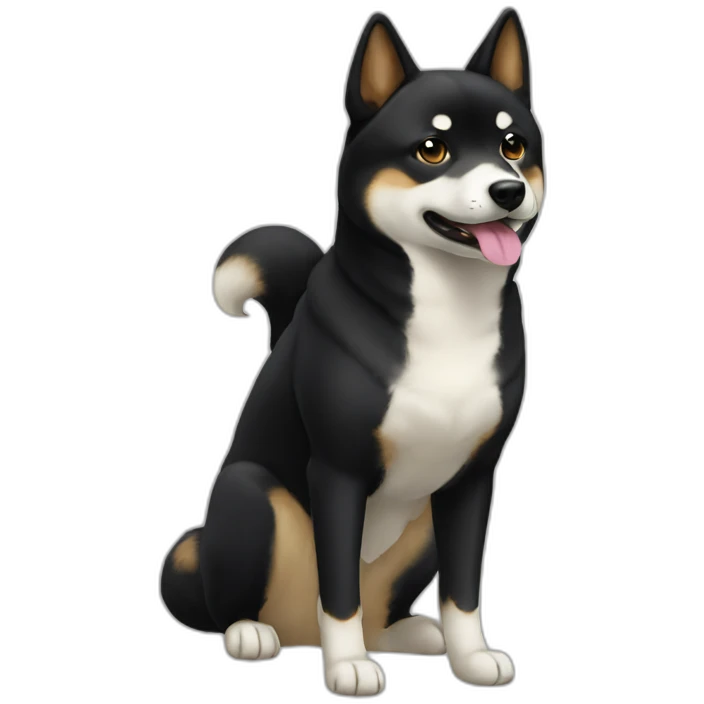 big-black-shibainu emoji
