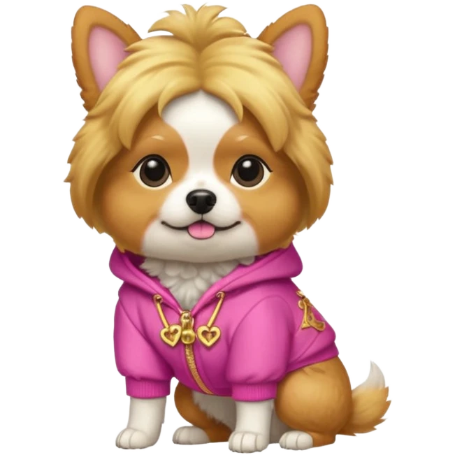 Juicy Couture dog  emoji