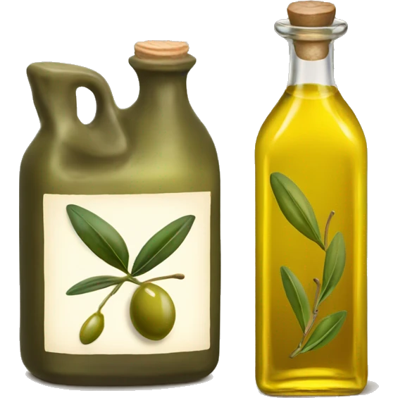 Olive Oil, Oil, Vinegar emoji