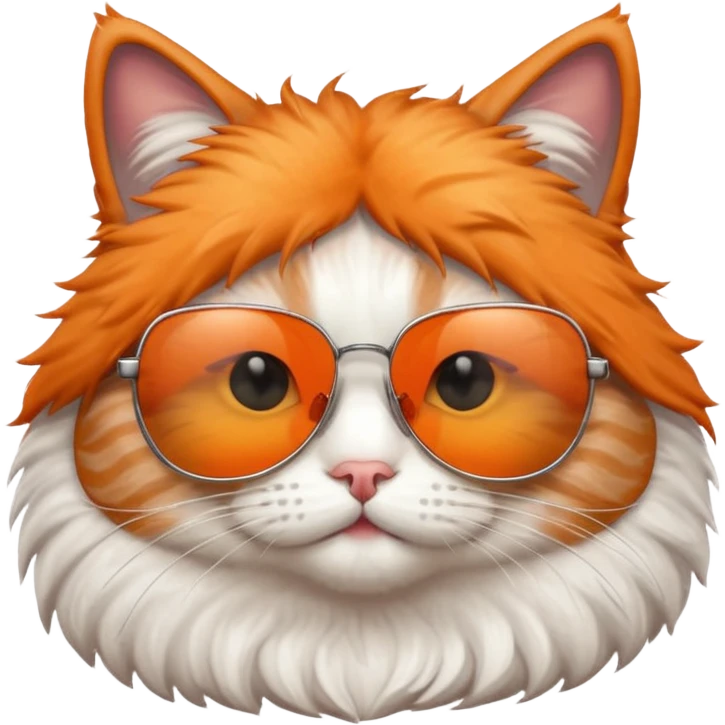 Cat wearing sunglasses emoji