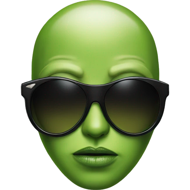 alien wearing sunglasses balenciaga emoji