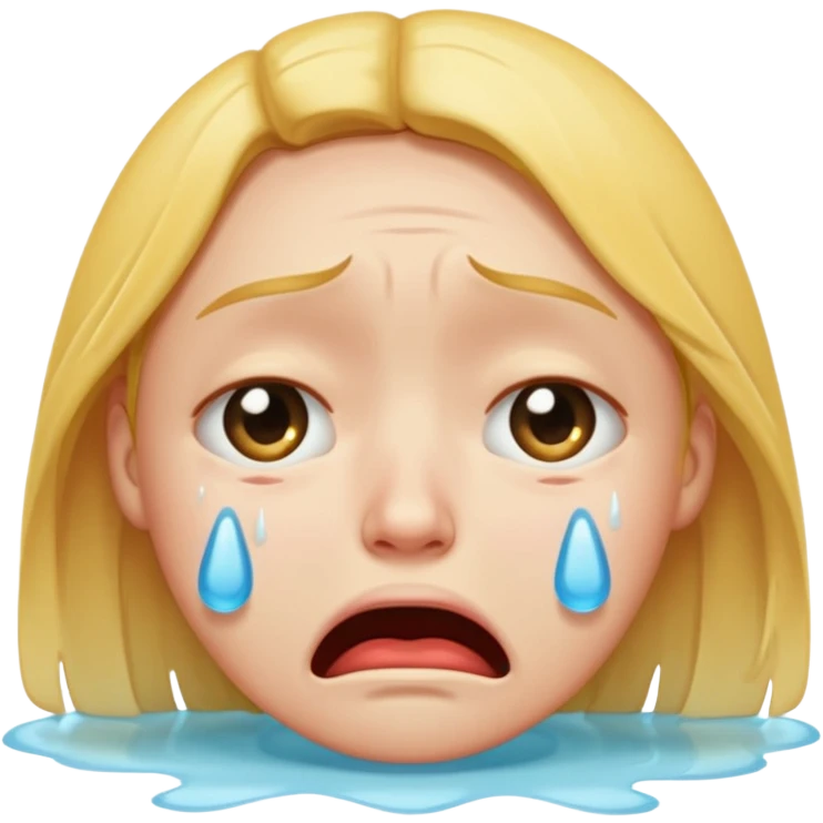 crying face emoji, expressive and clear emoji