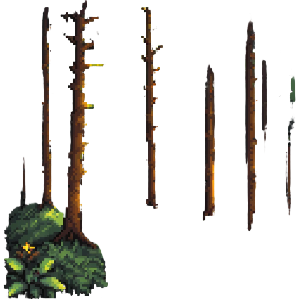 woods with sunlight emoji