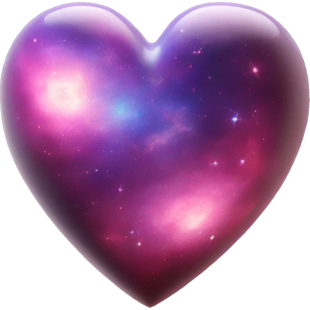 3d heart galaxy emoji