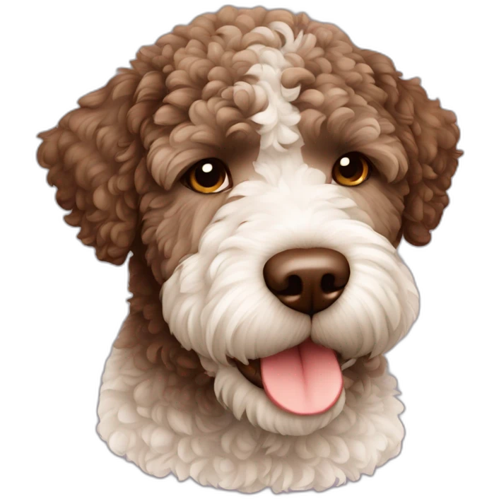 lagotto romagnolo all brown emoji