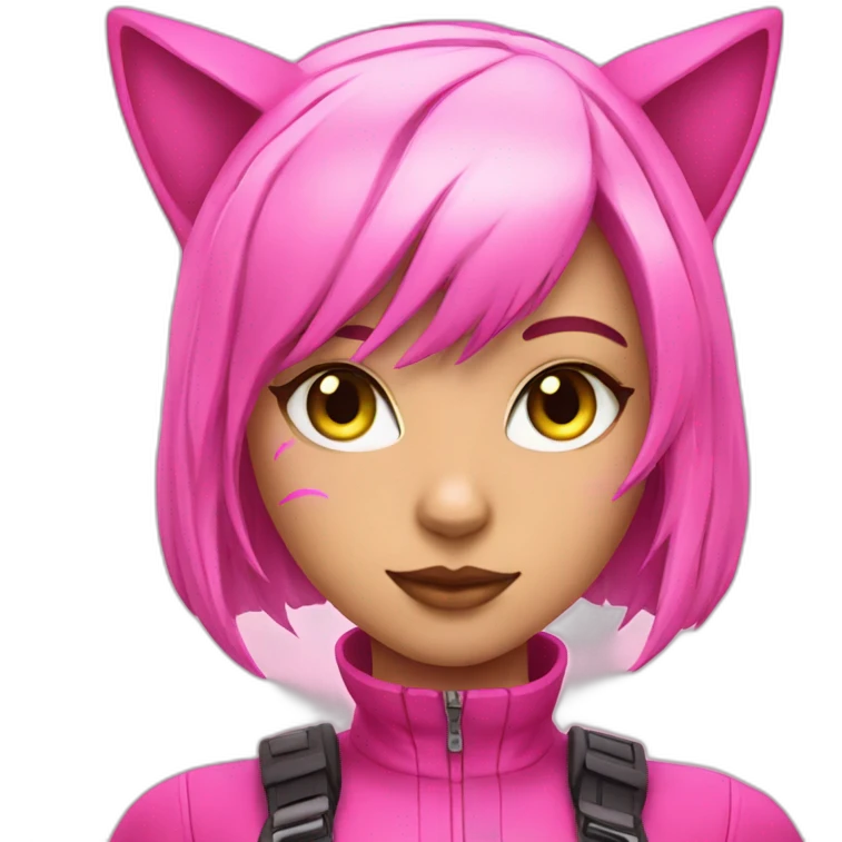 pink-techno-catgirl emoji