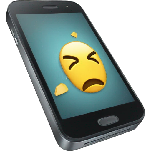 broken phone emoji