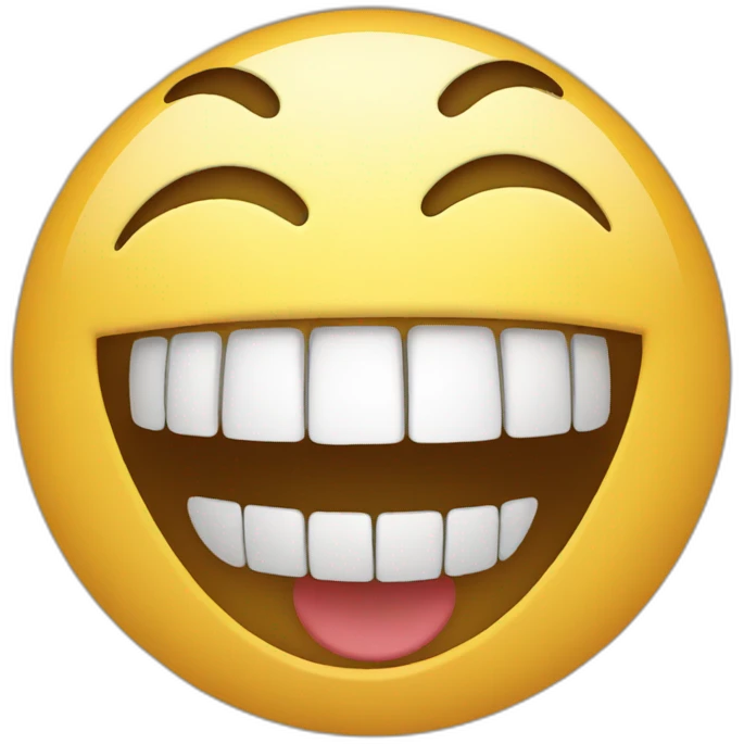 laughing face emoji