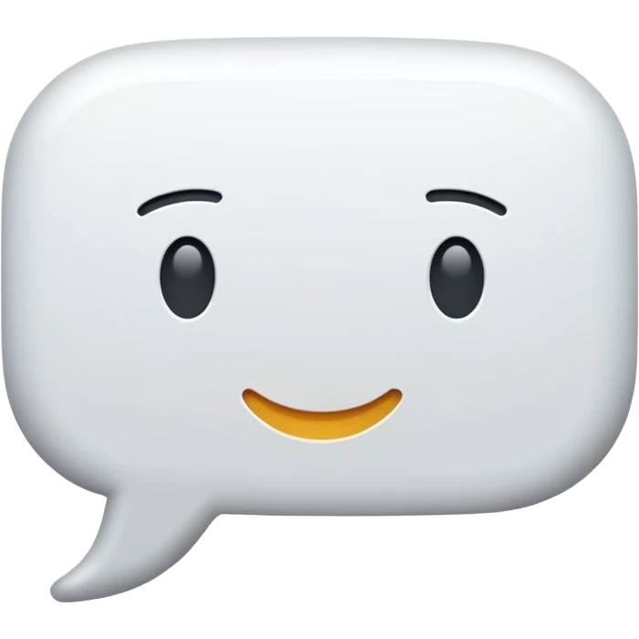 Speech bubble emoji