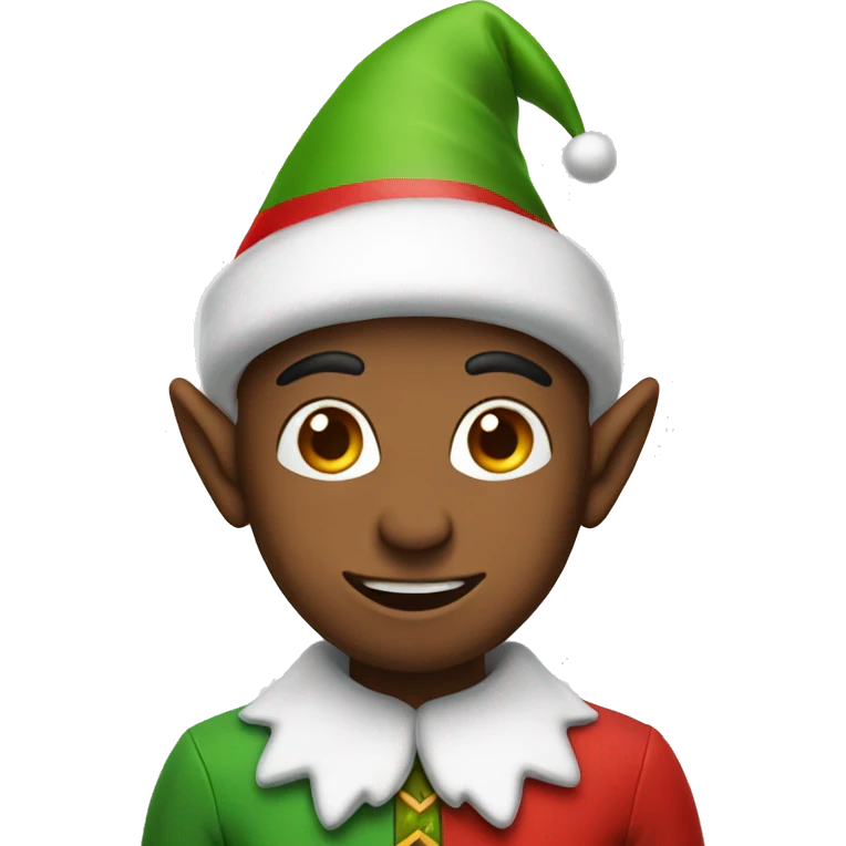 Christmas elf emoji
