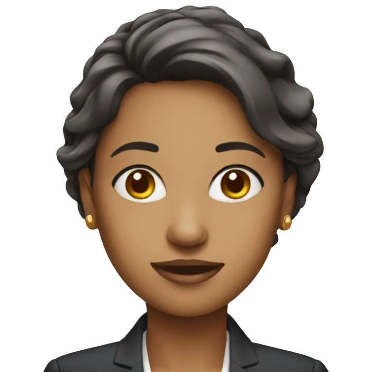 business woman helping people emoji
