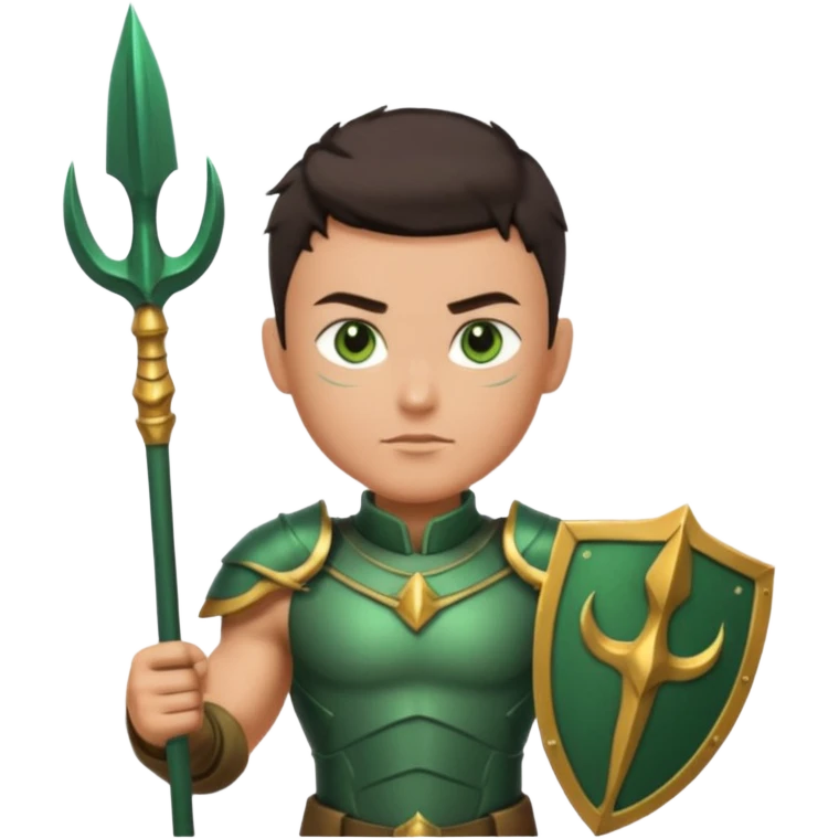 Soldier – trident + bronze fins. emoji