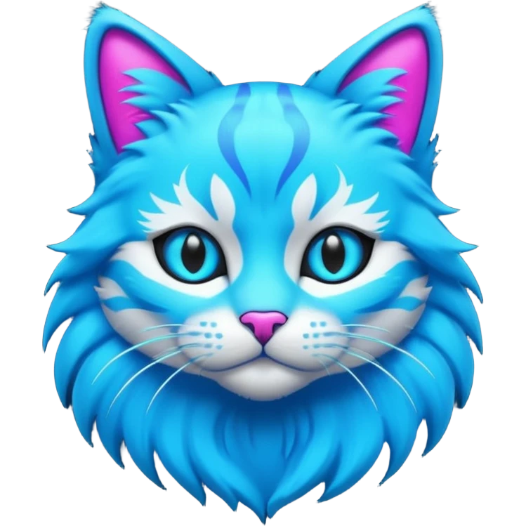 neon cat emoji
