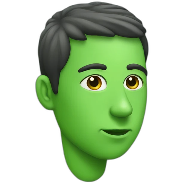 Nose green emoji