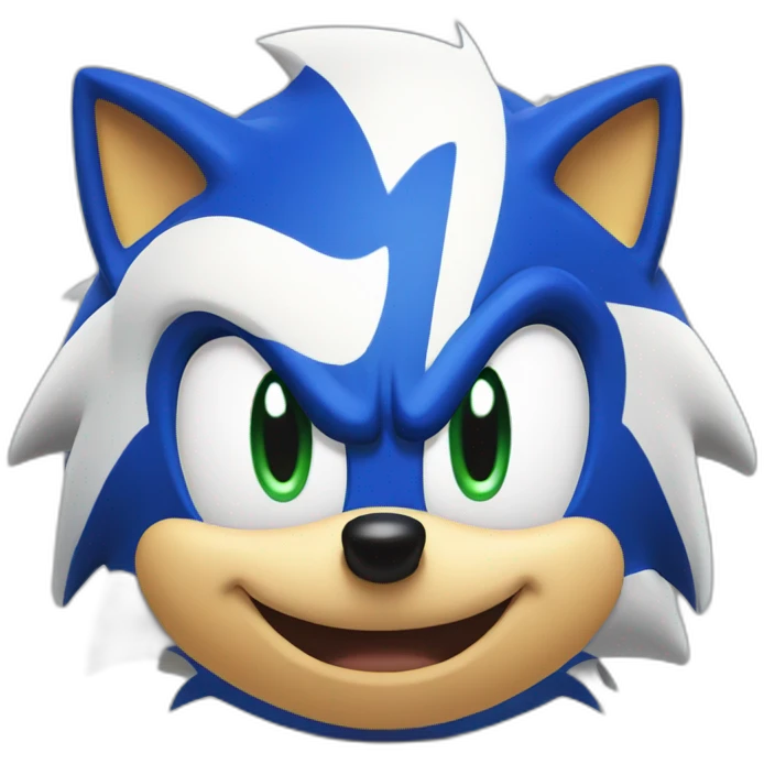 sonic the blue hedgehog emoji
