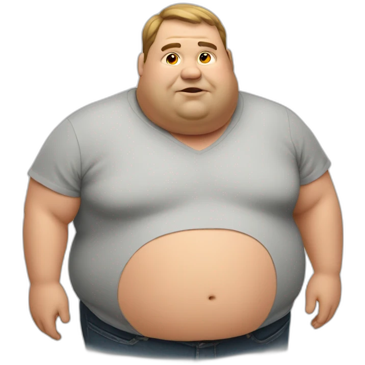 Fat man emoji