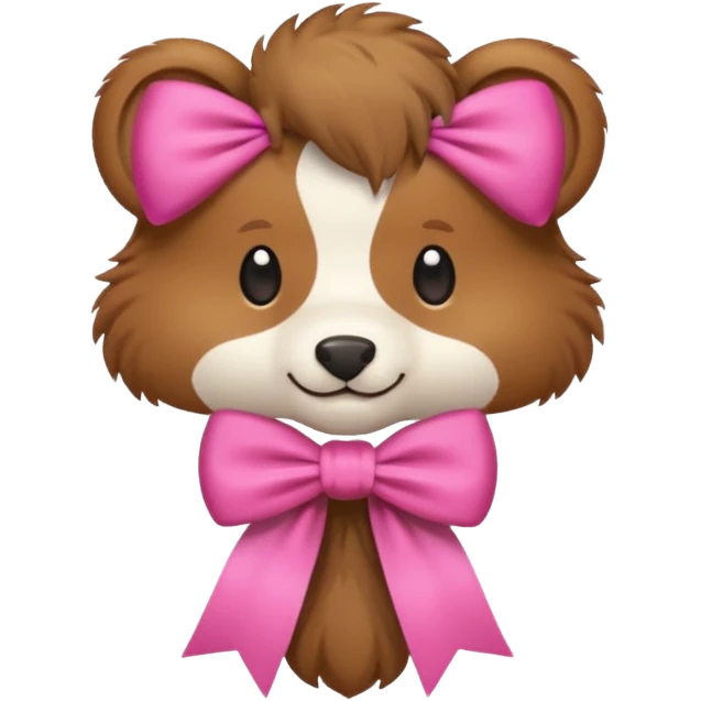 cowtail with bow on it emoji