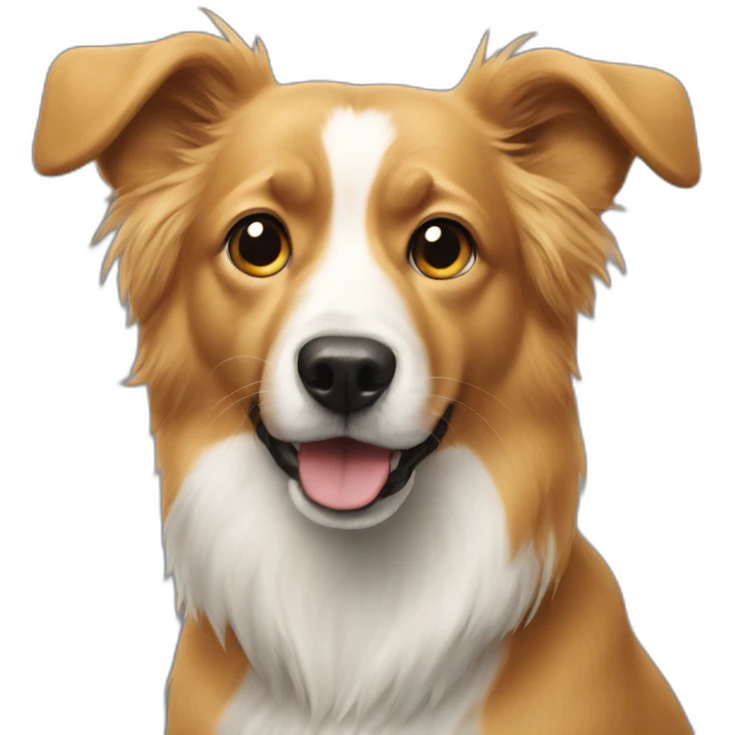 Dog looking at a axotol in real life emoji